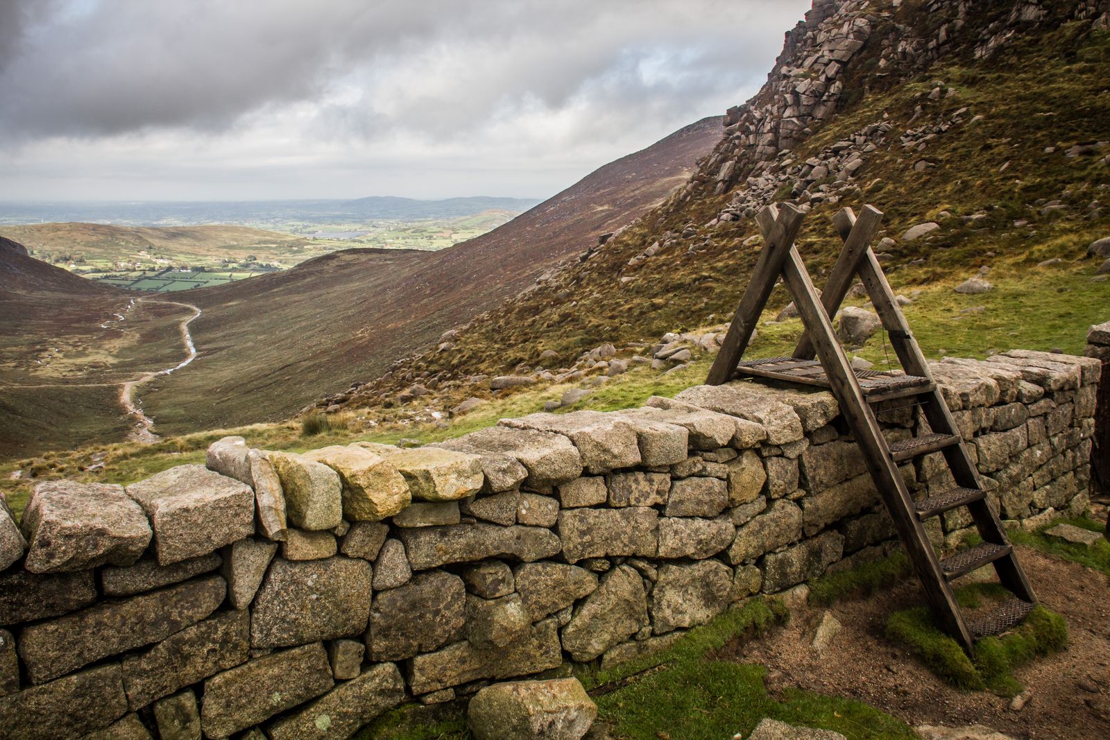 Hare’s Gap between the granite peaks
